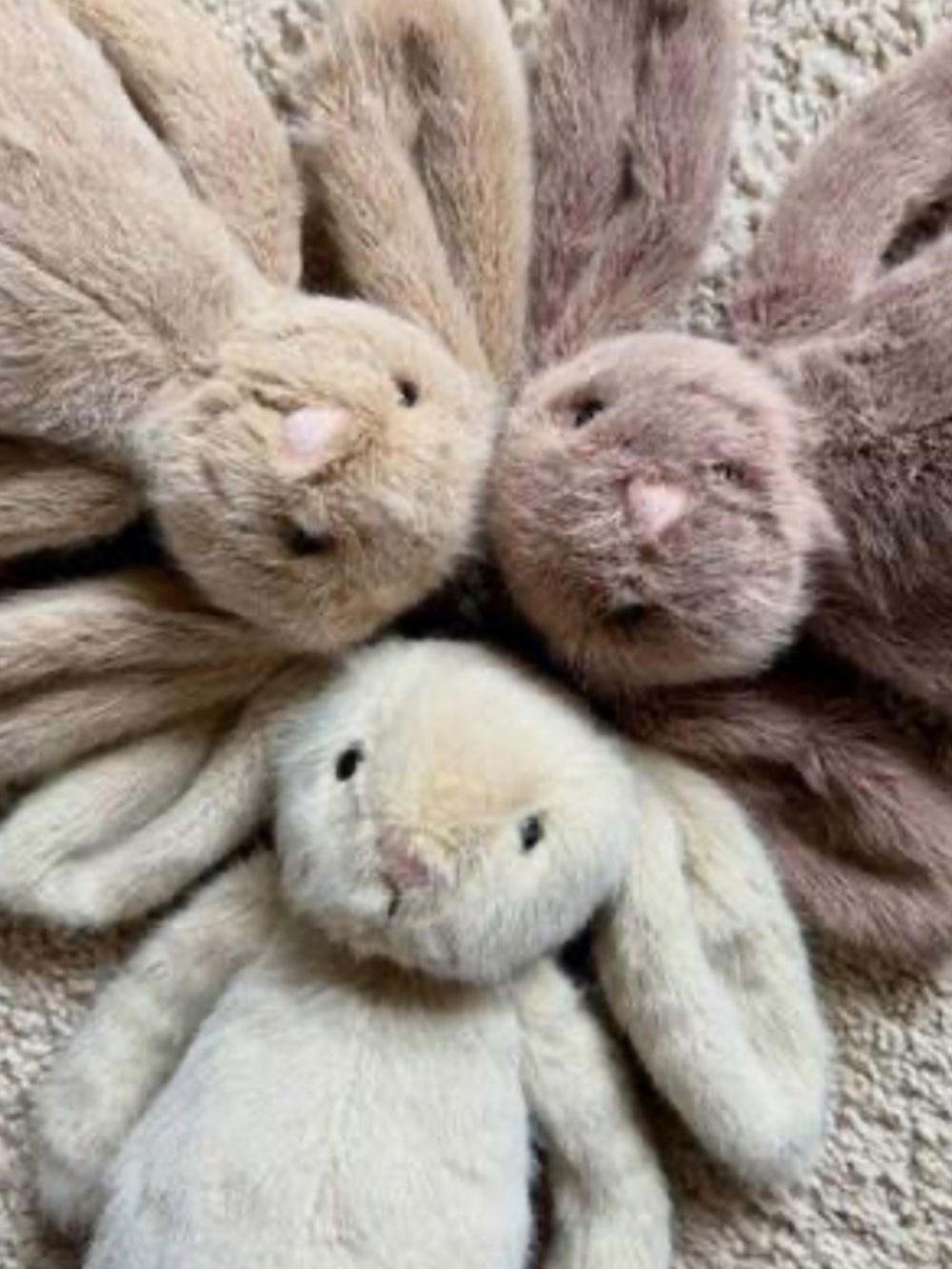 Jellycat Fluffet Trio- Oat, Wheat and Fawn